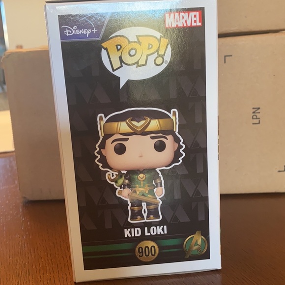 NEW Funko pop exclusive Marvel Kid Loki. Brand new never opened in box. - Picture 4 of 5